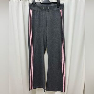 Pink and gray sweatpants